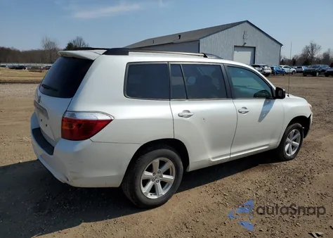 2010 Toyota Highlander z USA, uszkodzony, nr VIN JTEZA3EH0A2011697